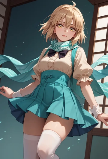 fate_(series),okita_souji_(fate),spring,student uniform,blouse  - AI generated anime art