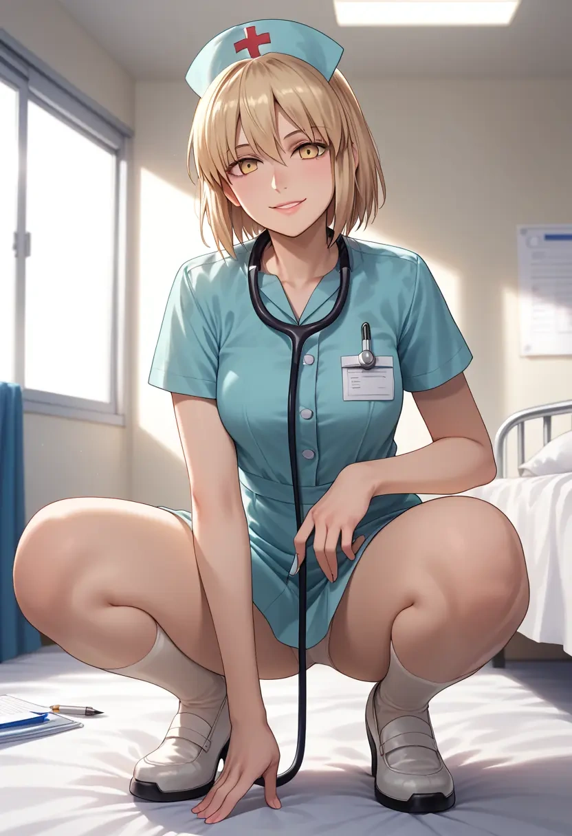 fate_(series),okita_souji_(koha_ace),nurse  - 