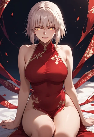 fate_(series),okita_souji_alter_(fate),qipao  - AI generated anime art