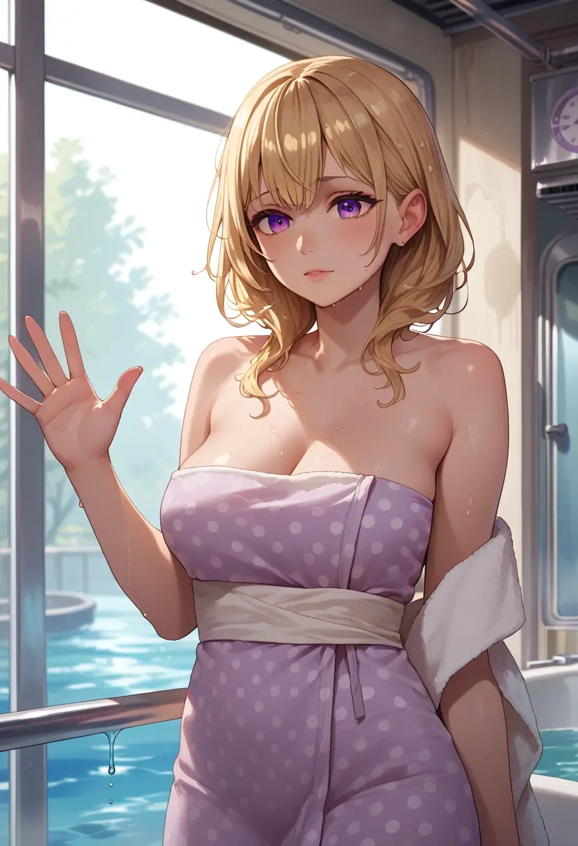 hololive,omaru_polka,towel,sexy  - 