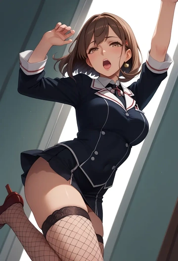 kantai_collection,ooi_(kancolle),secretary,stockings,sexy, panties  - AI generated anime art