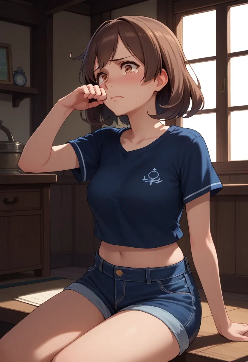 kantai_collection,ooi_(kancolle),denim shorts  - 