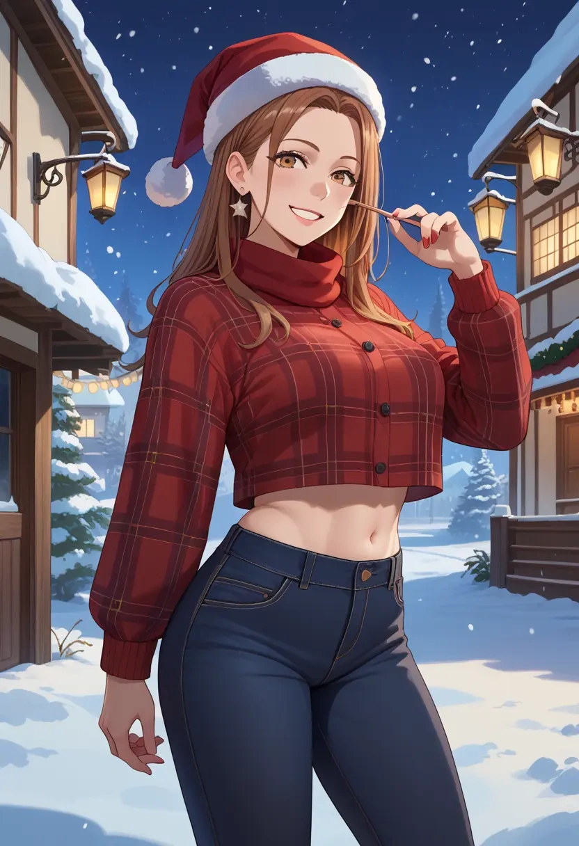 kill_me_baby,oribe_yasuna,Christmas,plaid trousers  - 