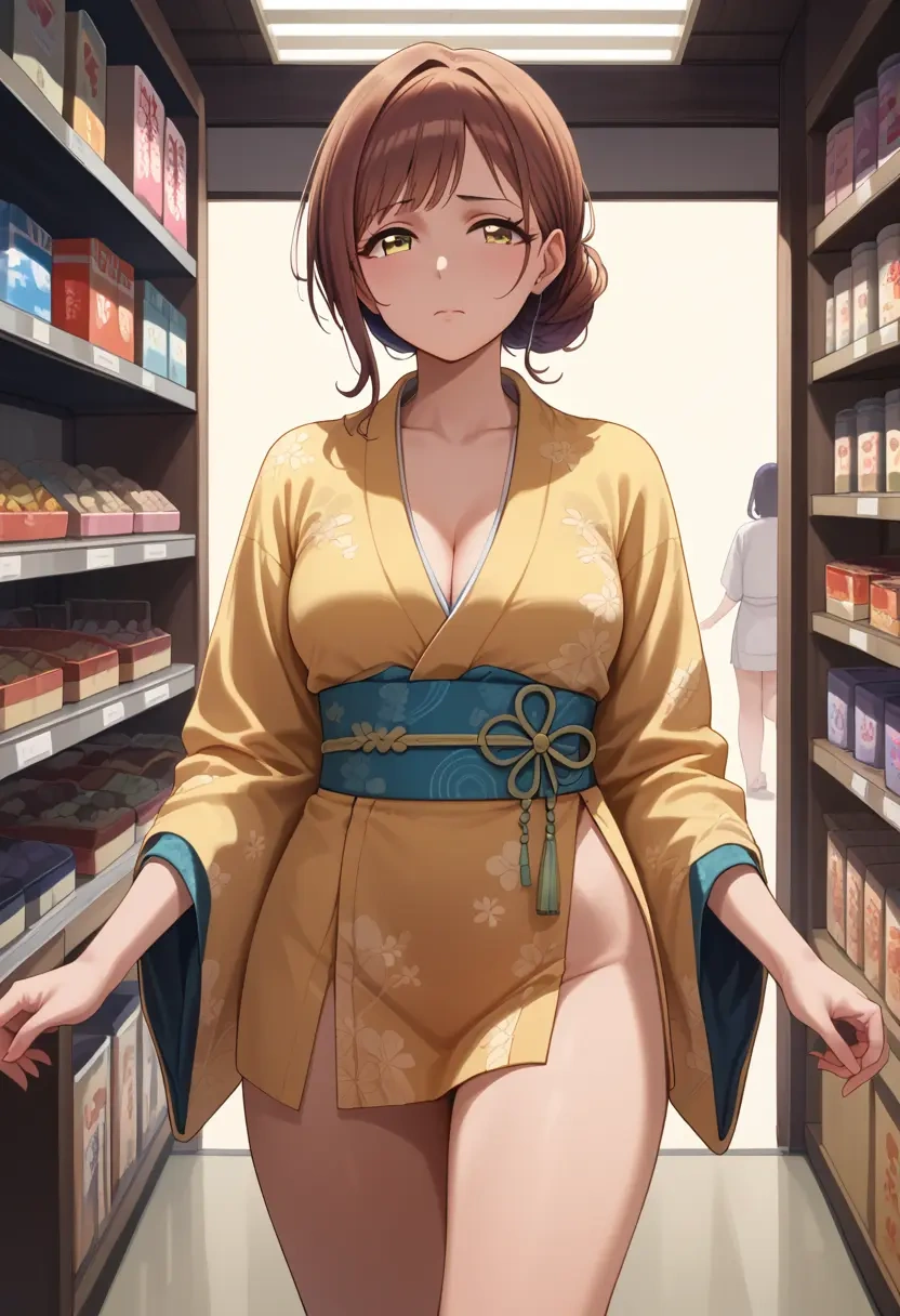 idolmaster,osaki_amana,kimono,sexy  - 