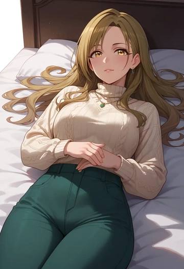 idolmaster,osaki_tenka,sweater  - AI generated anime art