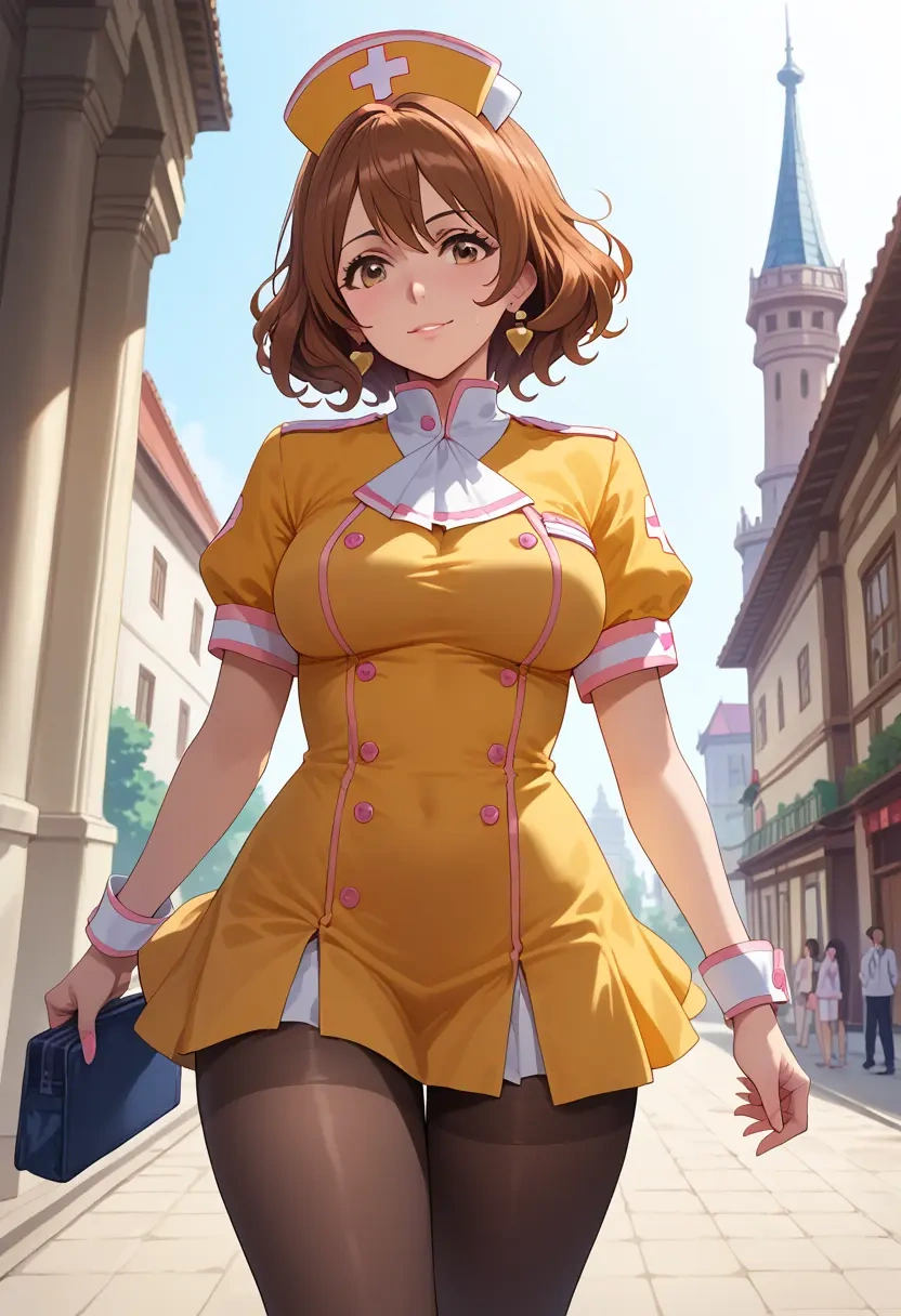 hibike_euphonium,oumae_kumiko,nurse, pantyhose,mini skirt  - 