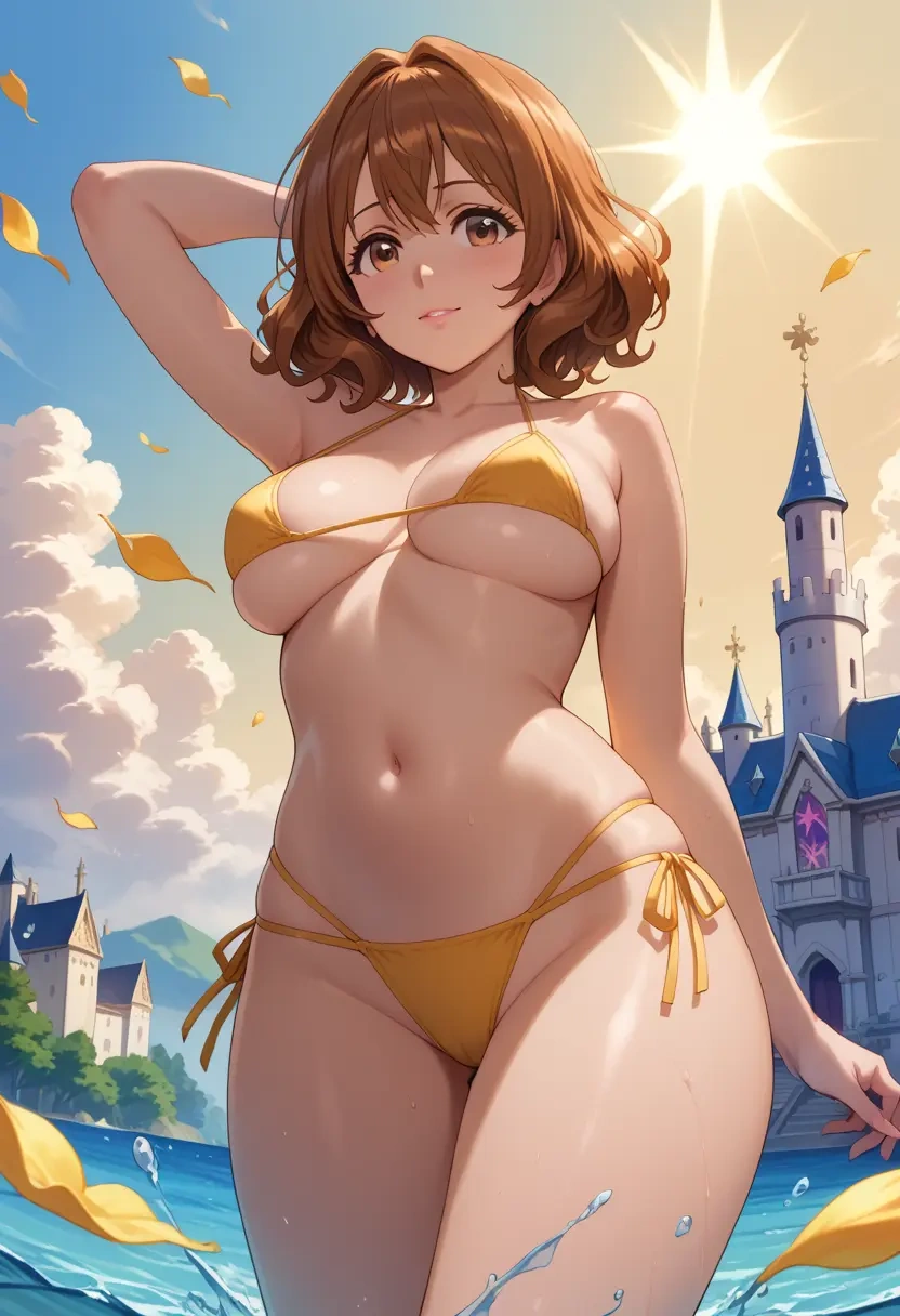 hibike_euphonium,oumae_kumiko,tiny bikini,sexy  - 