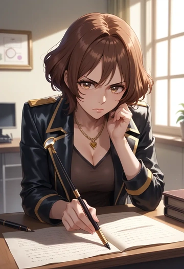 hibike_euphonium,oumae_kumiko,detective  - AI generated anime art