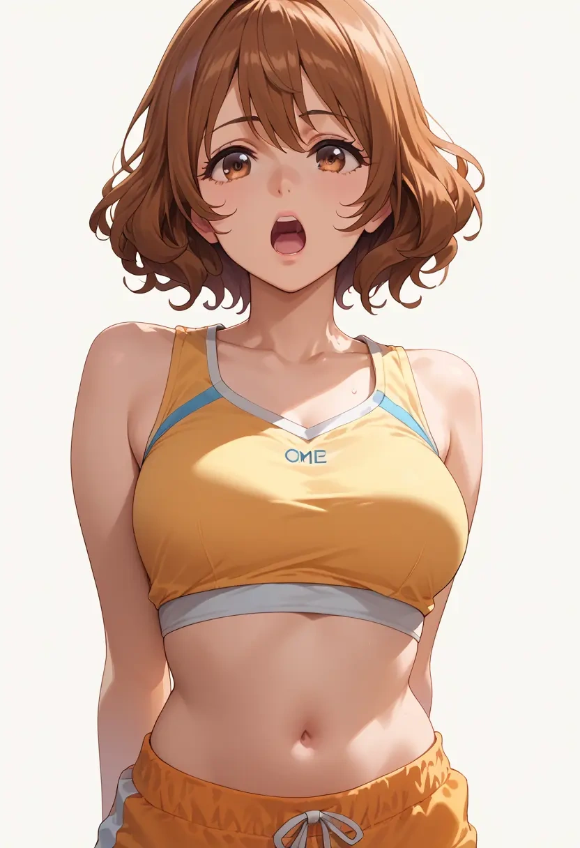 hibike_euphonium,oumae_kumiko,sports crop,high-waisted shorts  - 