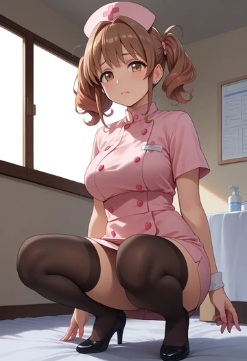 onii_chan_wa_oshimai,oyama_mihari,nurse pantyhose,mini skirt, sexy  - AI generated anime art