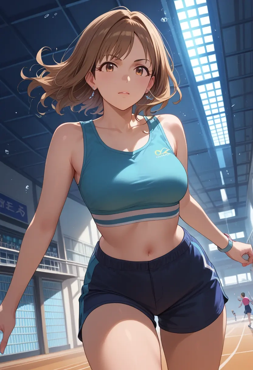 idolmaster,p-head_producer,athletic,shorts,sexy  - 