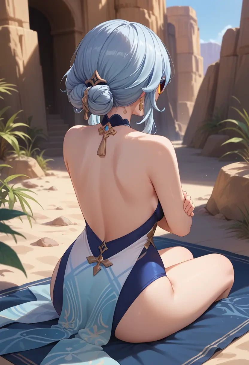 genshin_impact,paimon_(genshin_impact),swimsuit,sexy  - 