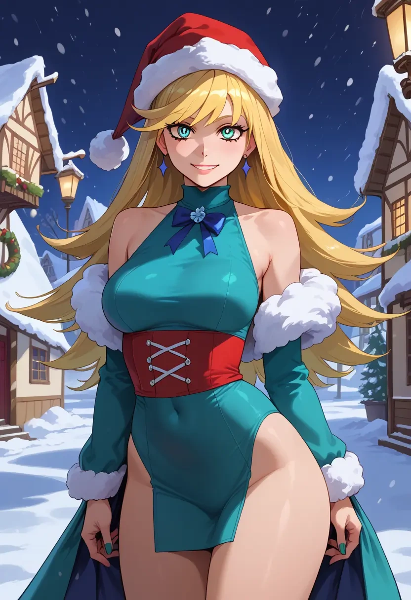 panty_stocking_with_garterbelt,panty_(psg),Christmas,dress  - 