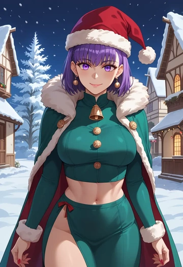 fate_(series),passionlip_(fate),Christmas,dress  - AI generated anime art