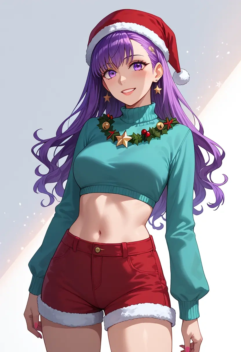 fate_(series),passionlip_(fate),Christmas,red velvet shorts  - 