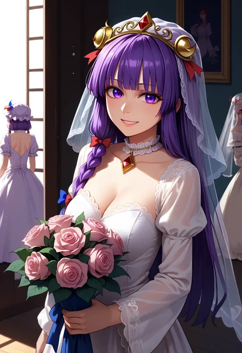 touhou,patchouli_knowledge,wedding  - 