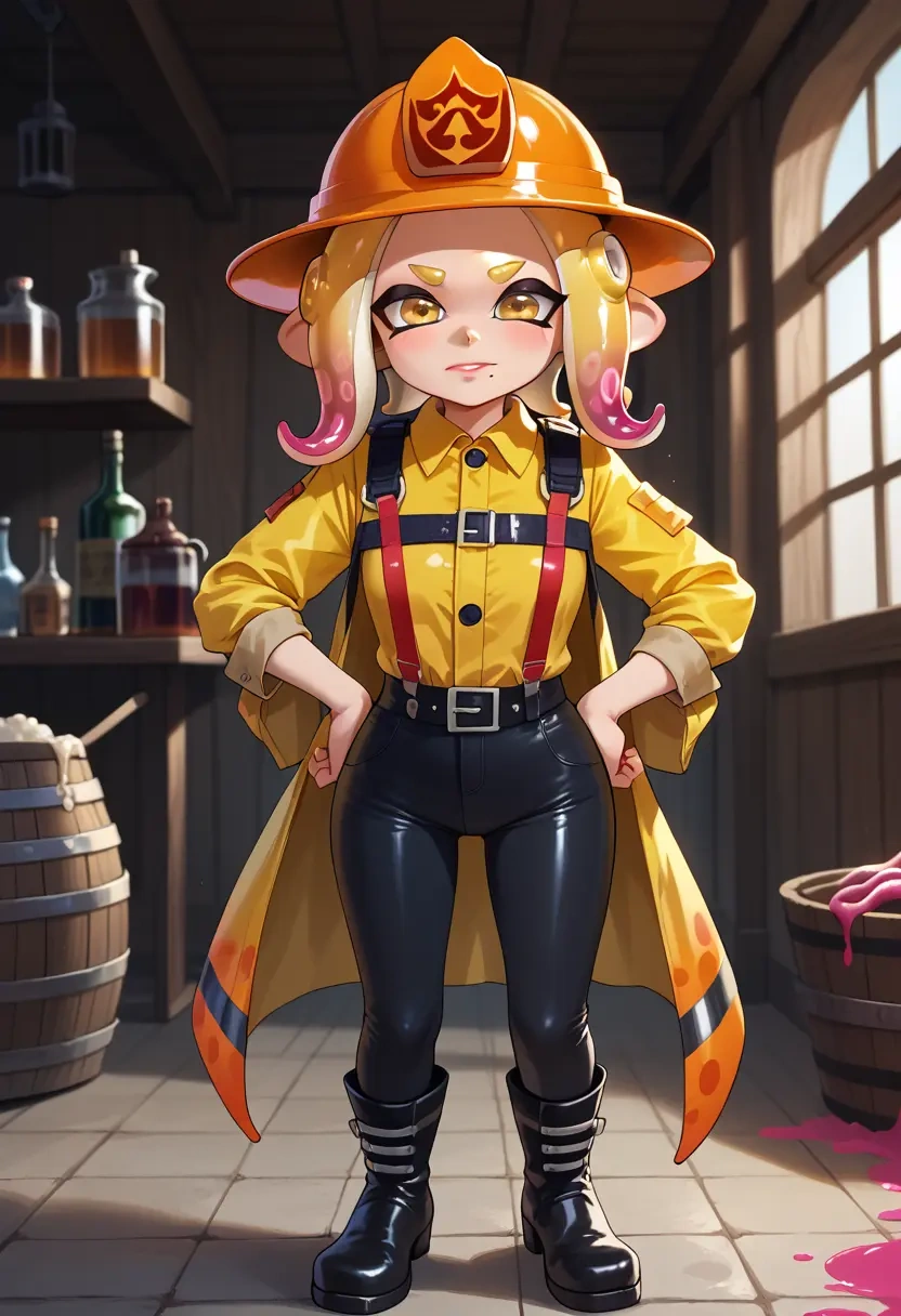 splatoon_(series),pearl_(splatoon),firefighter  - 