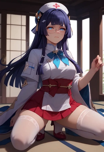 star rail,pela,nurse,stockings,sexy,panties  - AI generated anime art