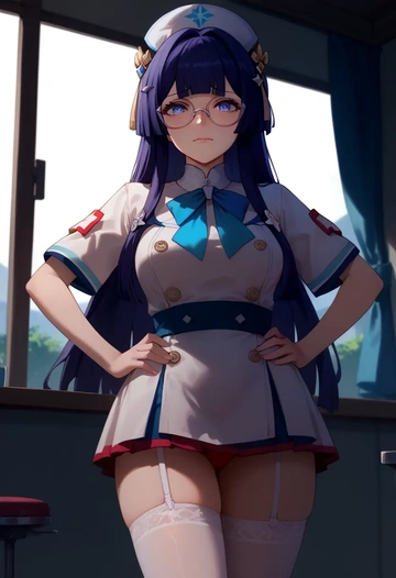 star rail,pela,nurse,stockings,sexy,panties  - AI generated anime art