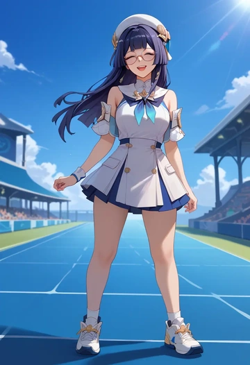 star rail,pela,tennis skirt  - AI generated anime art