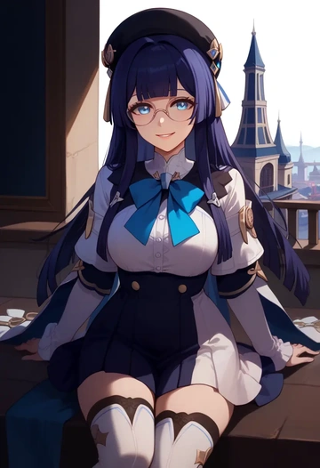 star rail,pela,shirt dress,belted,stockings  - AI generated anime art