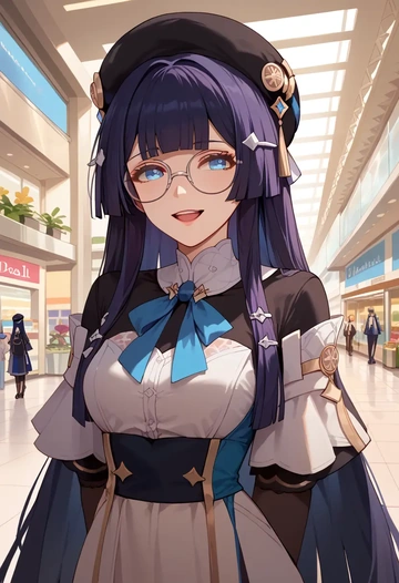 star rail,pela,witch blouse,asymmetrical skirt,striped stockings  - AI generated anime art