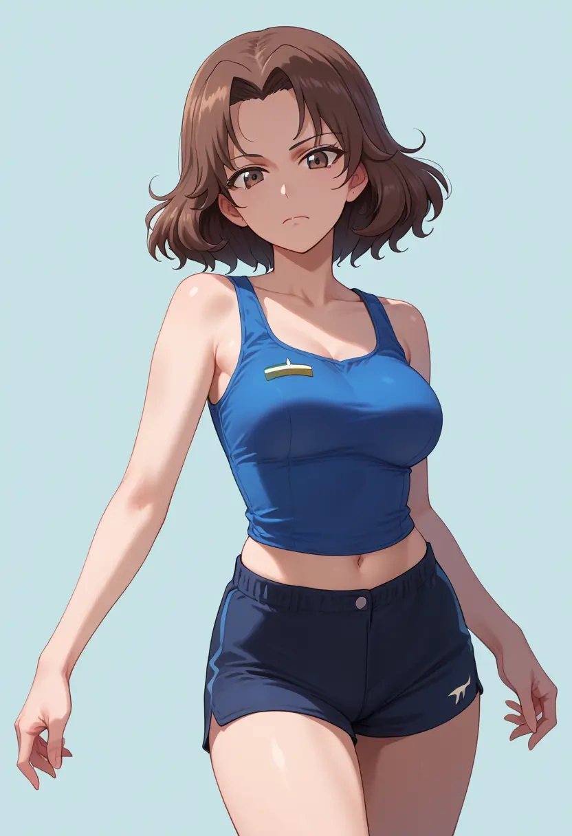 girls_und_panzer,pepperoni_(girls_und_panzer),athletic,shorts,sexy  - 