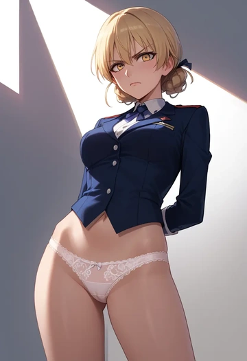 world_witches_series,perrine_h._clostermann,lingerie  - AI generated anime art