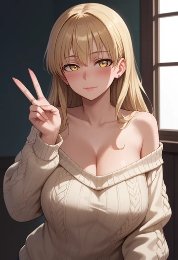 world_witches_series,perrine_h._clostermann,sweater  - AI generated anime art