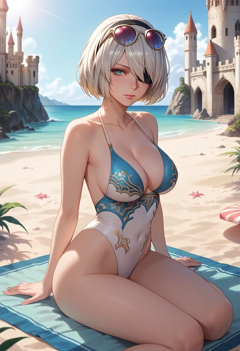 nier_(series),pod_(nier_automata),swimsuit,sexy  - 