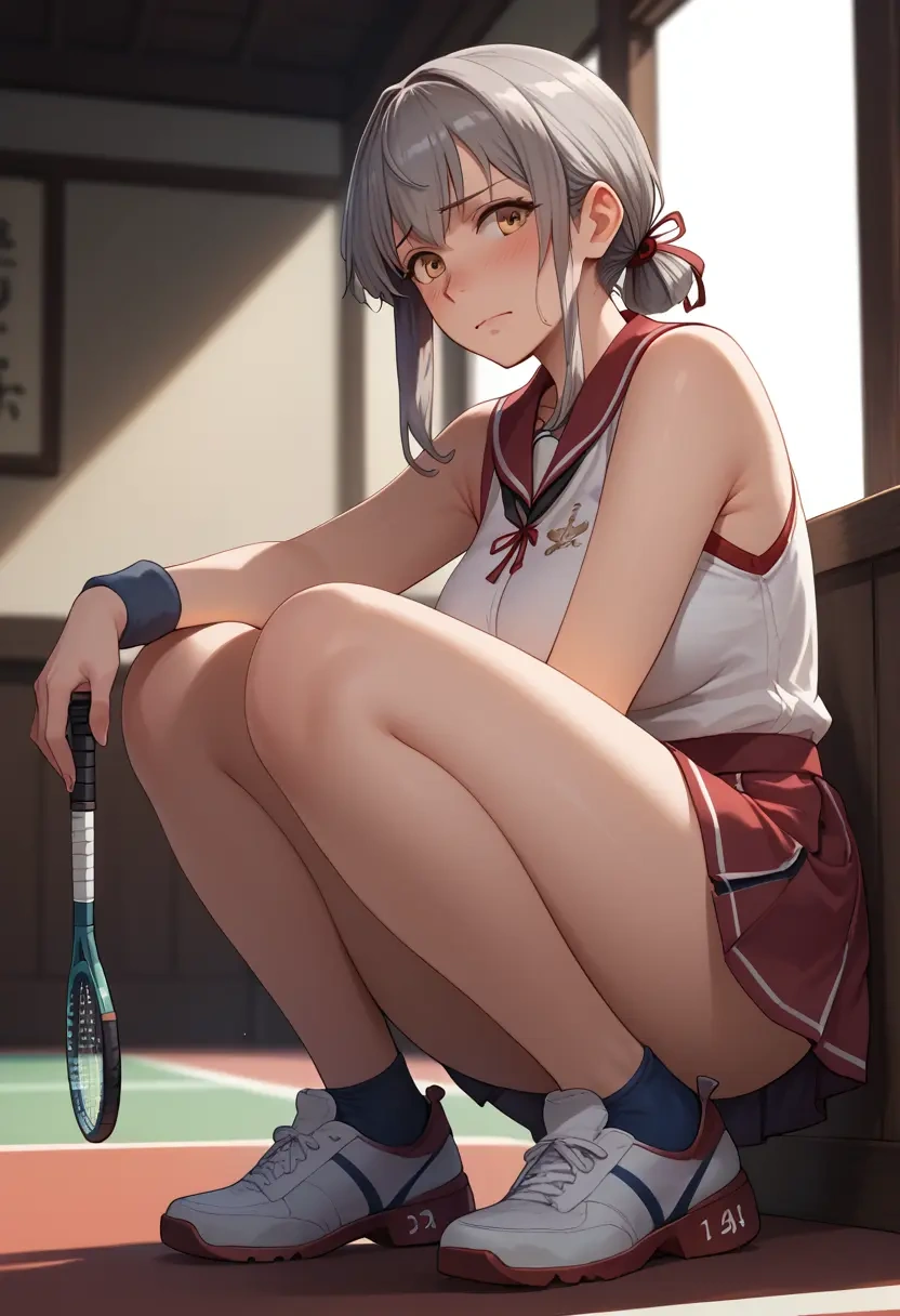 kantai_collection,pola_(kancolle),tennis skirt  - 