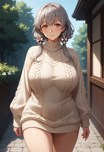 kantai_collection,pola_(kancolle),sweater  - AI generated anime art