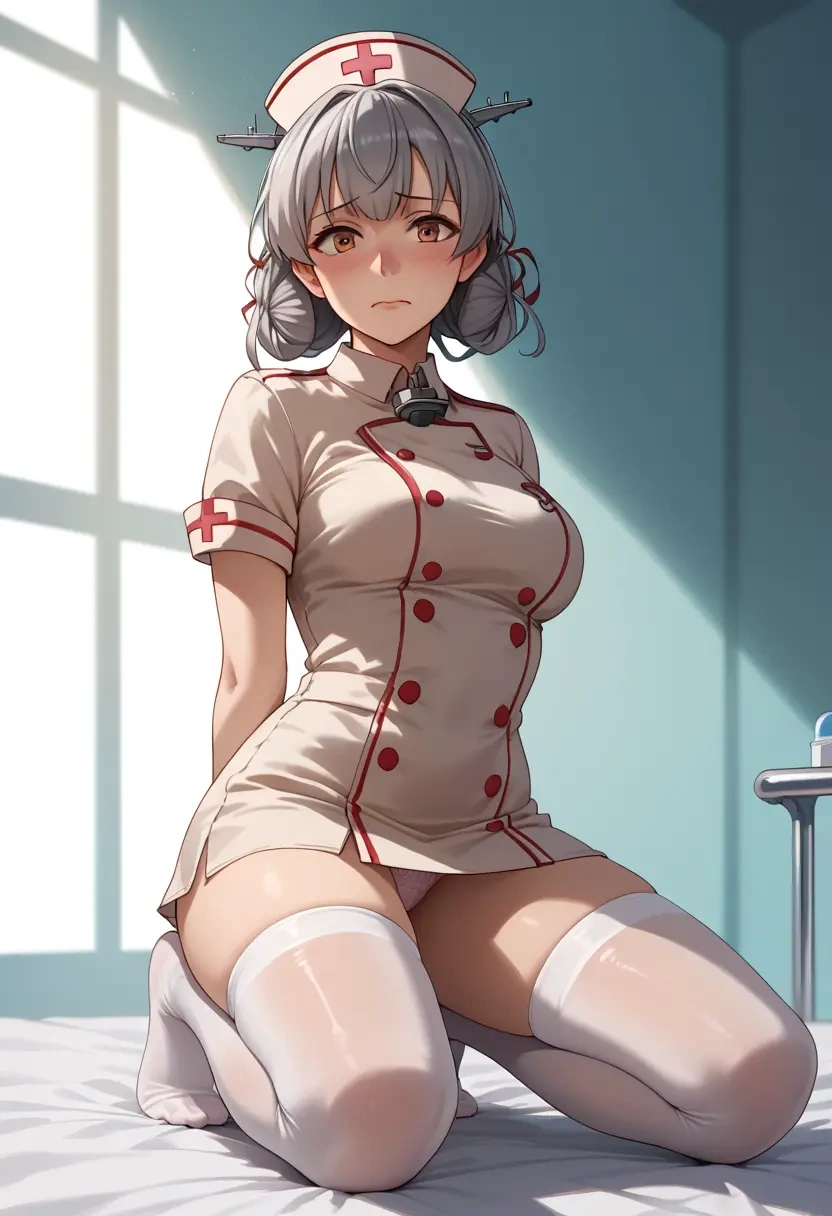 kantai_collection,pola_(kancolle),nurse,stockings,sexy,panties  - 