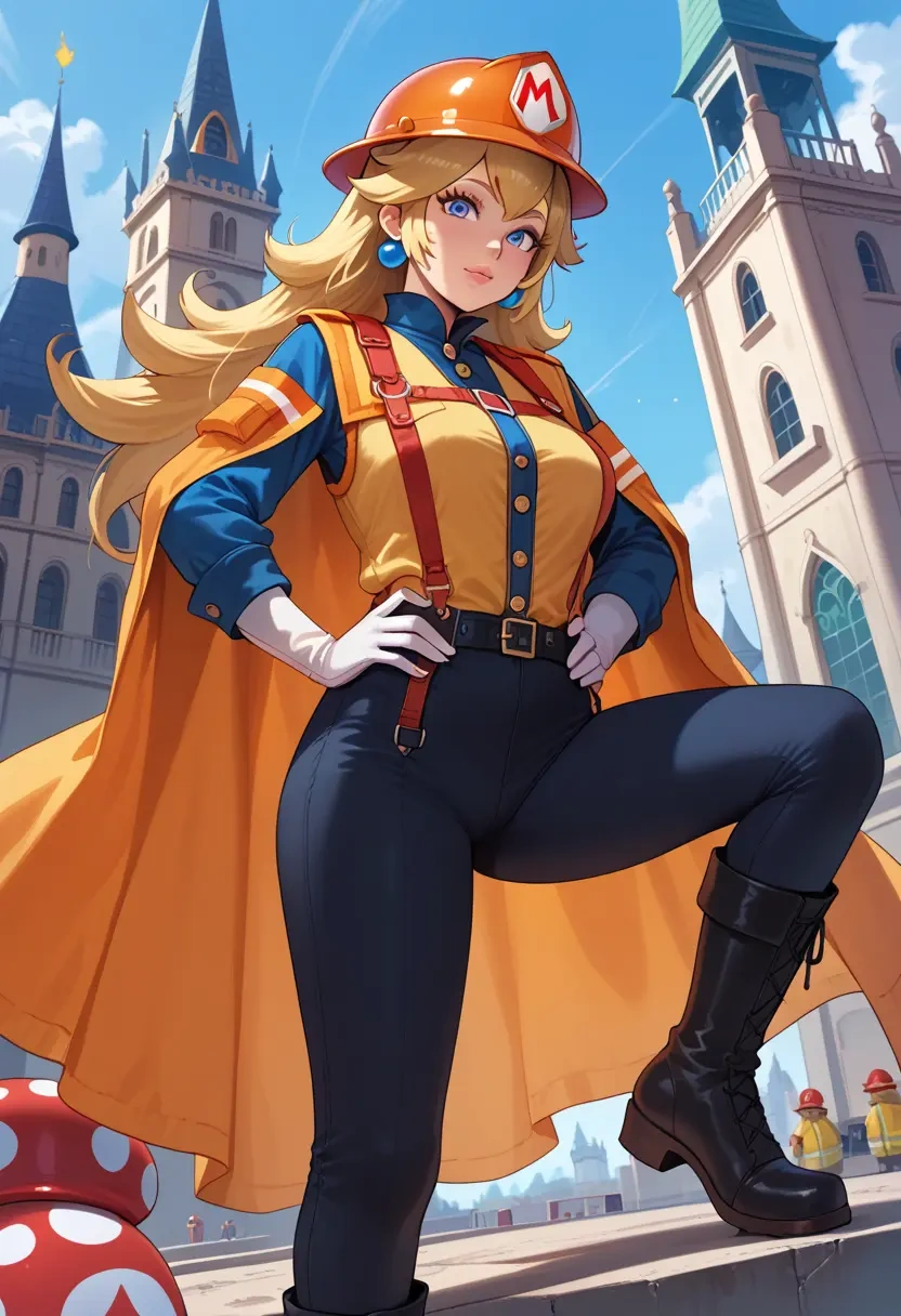 mario_(series),princess_peach,firefighter  - 