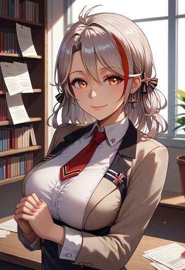 azur_lane,prinz_eugen_(azur_lane),OL  - AI generated anime art