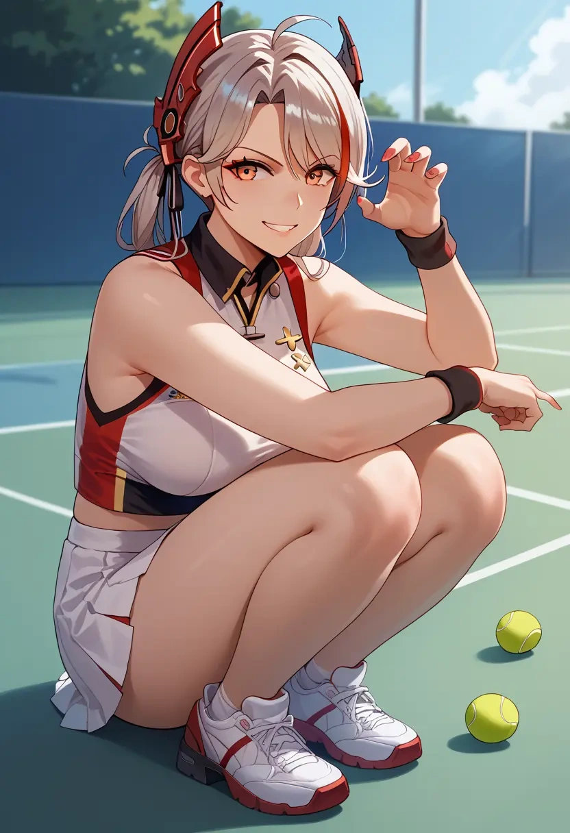 azur_lane,prinz_eugen_(unfading_smile)_(azur_lane),tennis skirt  - 