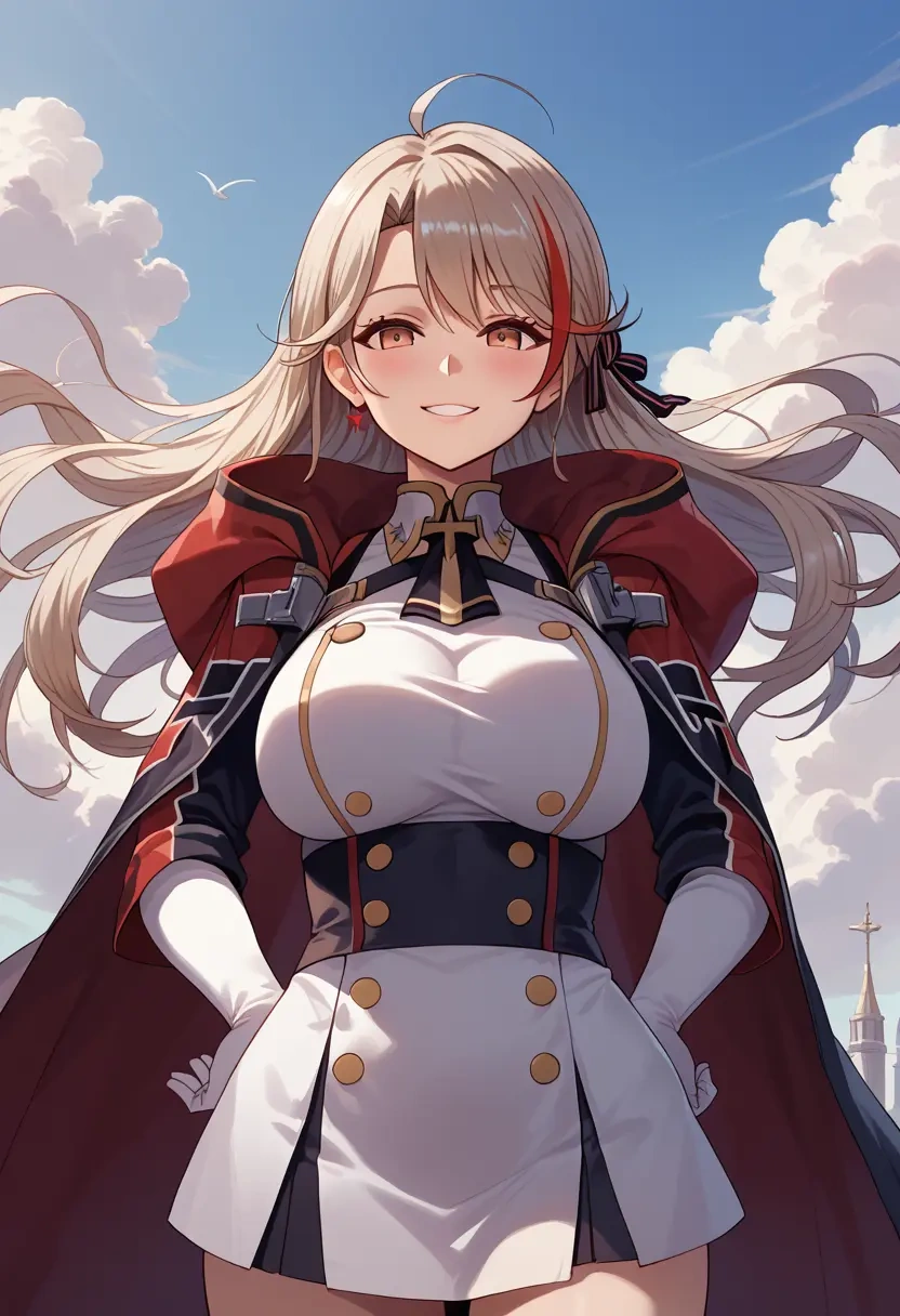 azur_lane,prinz_eugen_(unfading_smile)_(azur_lane),crop windbreaker,shorts  - 