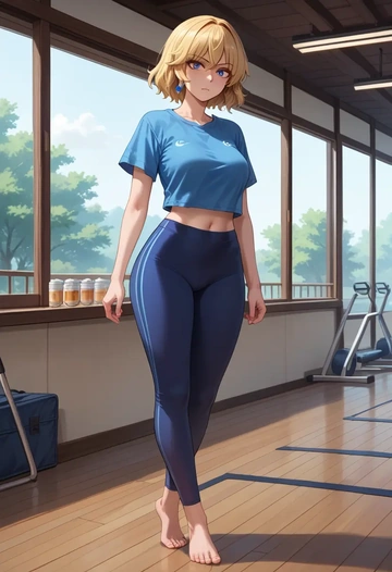 touhou,pyonta,yaga pants  - AI generated anime art