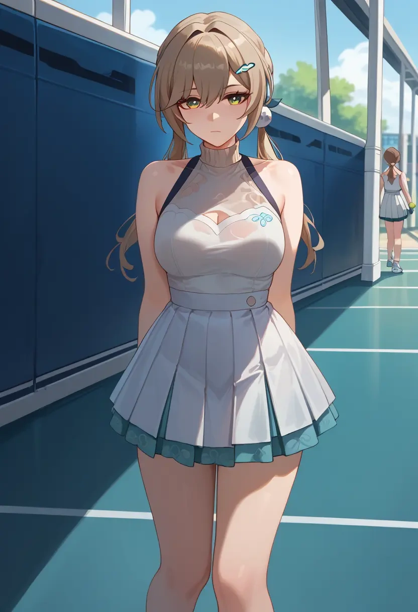 star rail,qingque,tennis skirt  - 