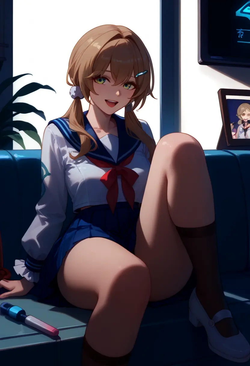 star rail,qingque,sailor, uniform  - 