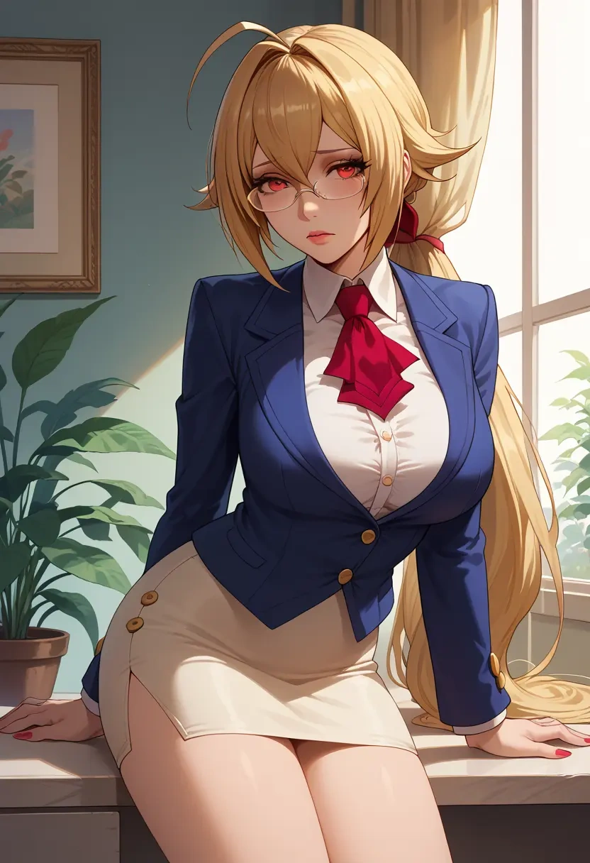 blazblue,rachel_alucard,OL, glasses,  - 