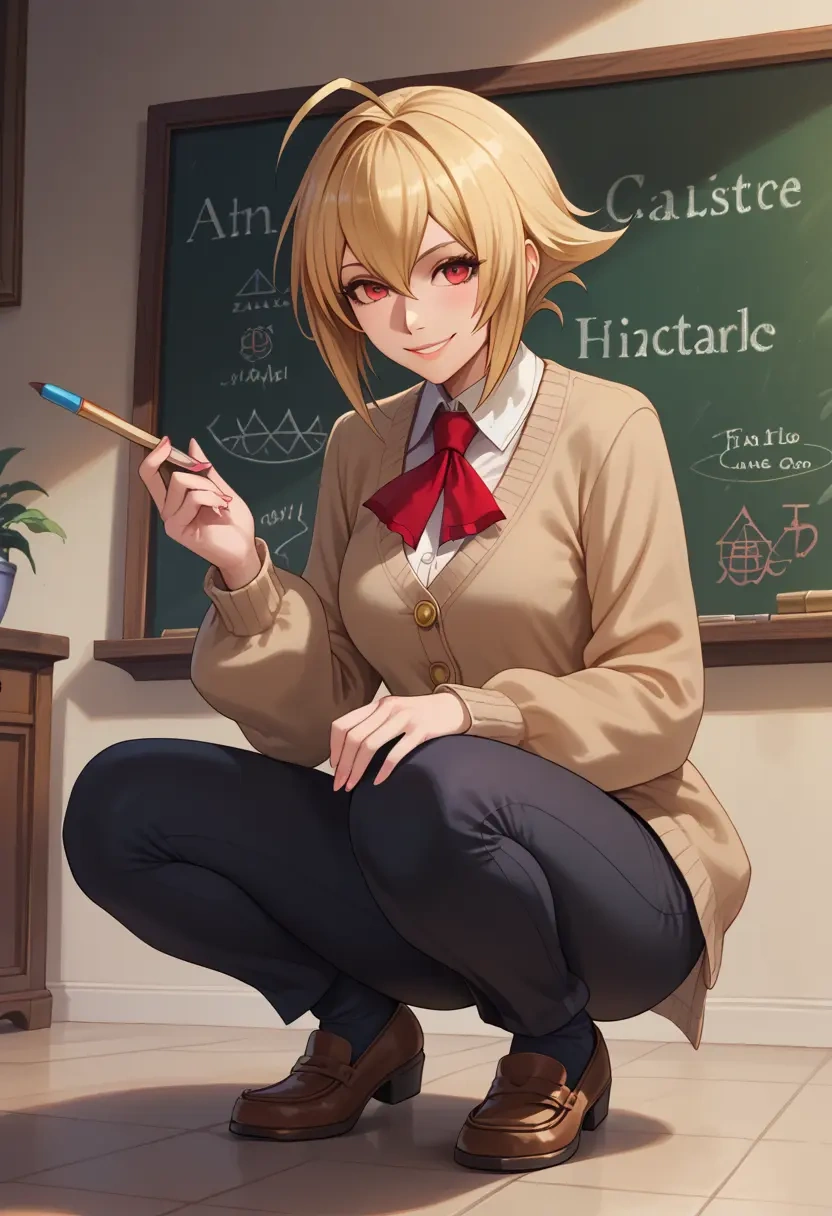 blazblue,rachel_alucard,teacher, sweater  - 