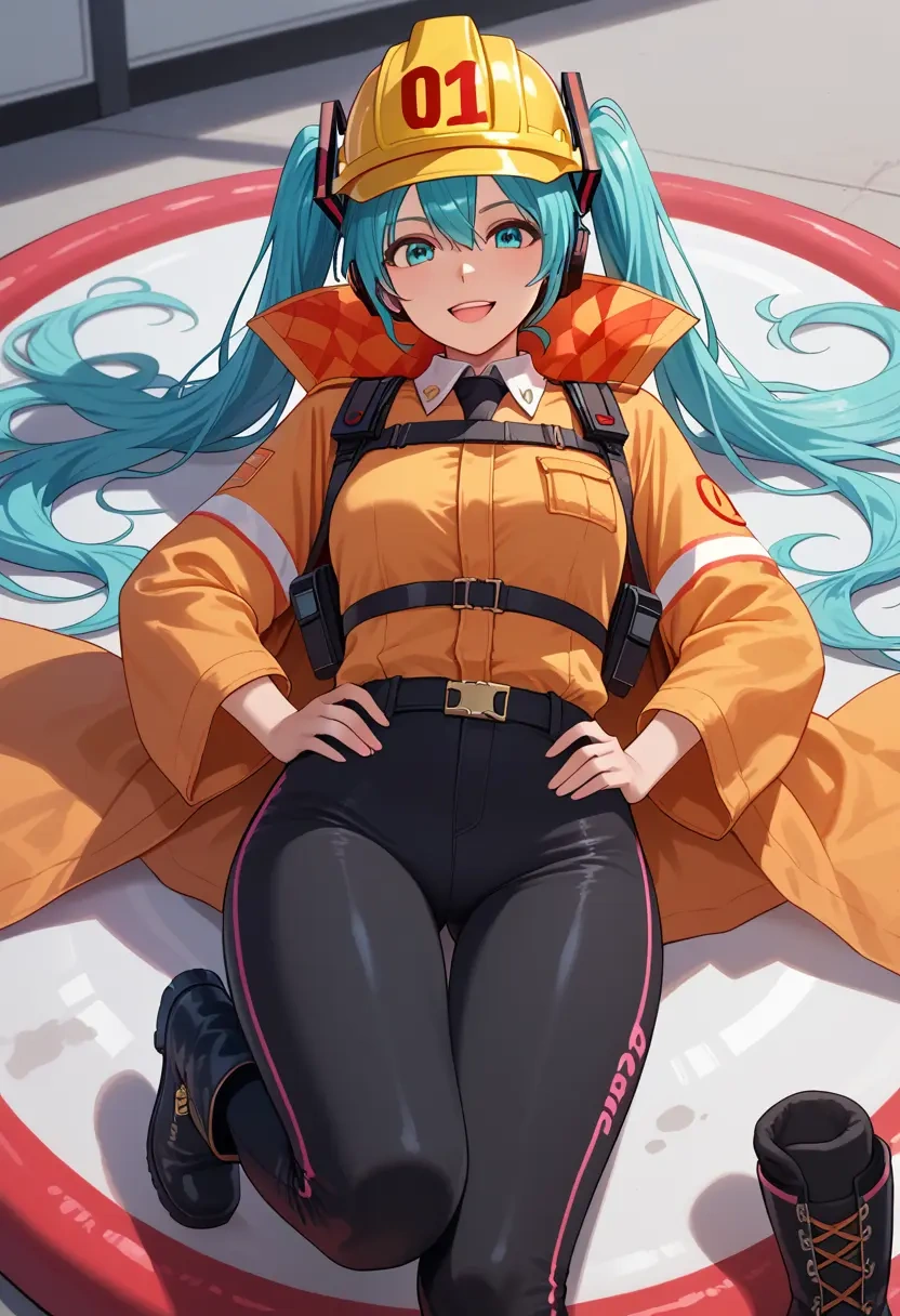 vocaloid,racing_miku,firefighter  - 