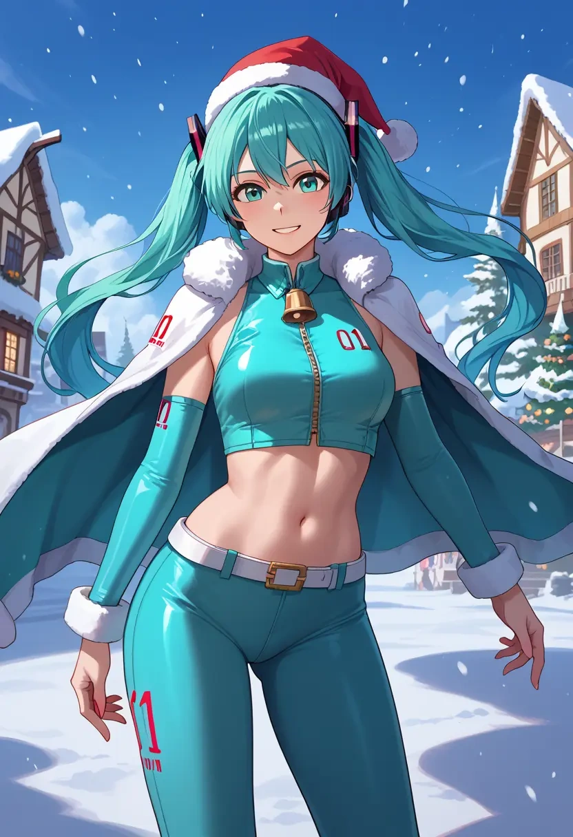 vocaloid,racing_miku,Christmas,dress  - 