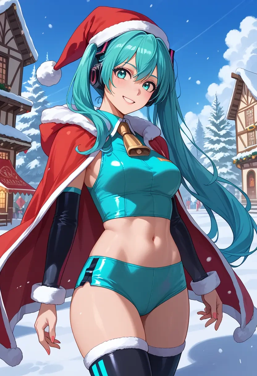 vocaloid,racing_miku,Christmas,dress  - 