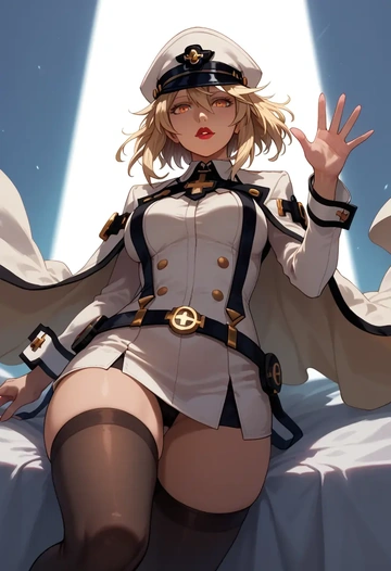 guilty_gear,ramlethal_valentine,secretary,stockings  - AI generated anime art