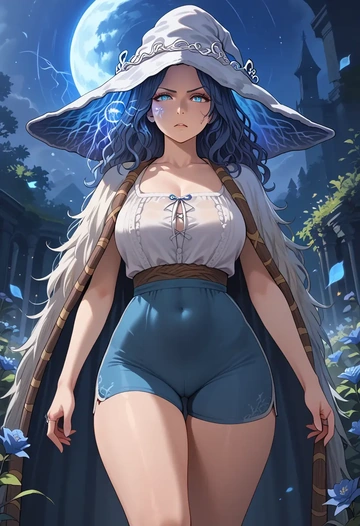 elden_ring,ranni_the_witch,yoga shorts  - AI generated anime art