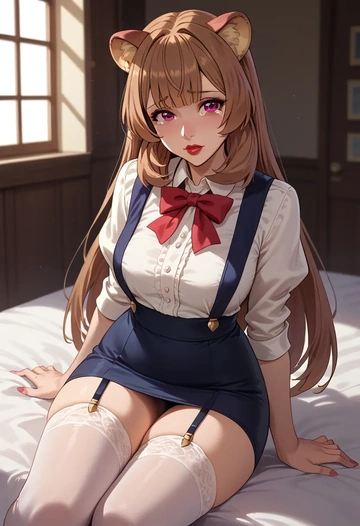 tate_no_yuusha_no_nariagari,raphtalia,secretary,stockings  - AI generated anime art