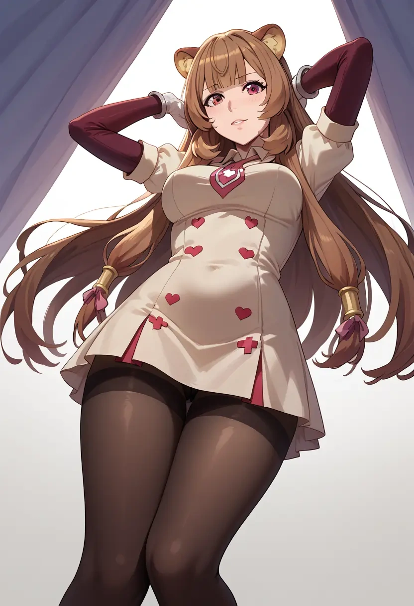 tate_no_yuusha_no_nariagari,raphtalia,nurse pantyhose,mini skirt, sexy  - 