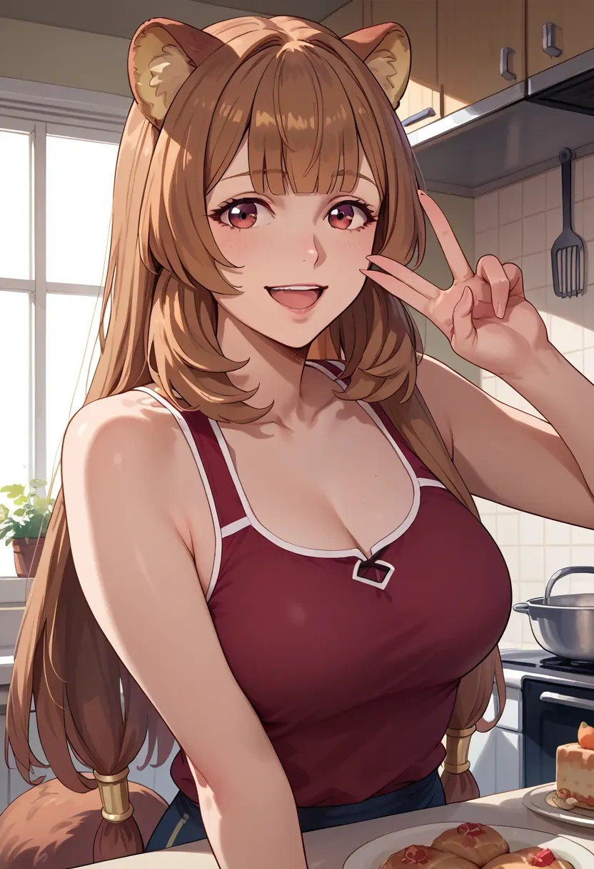 tate_no_yuusha_no_nariagari,raphtalia,tankini top,board shorts  - 